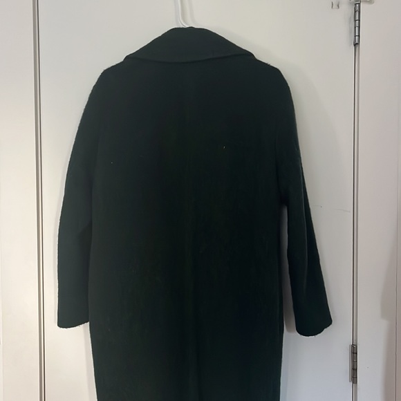 & Other Stories Green Wool Blend Coat - Picture 4 of 8